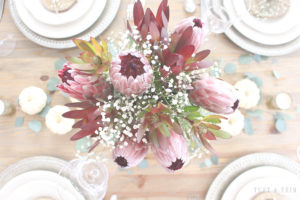 Elegant and Rustic Thanksgiving Centerpiece