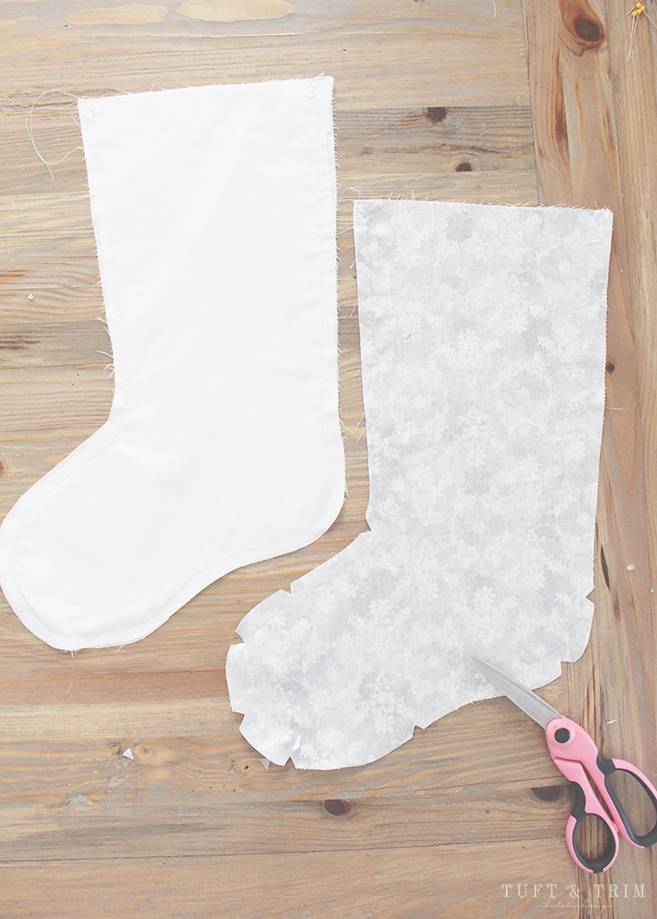 how to make your own christmas stocking