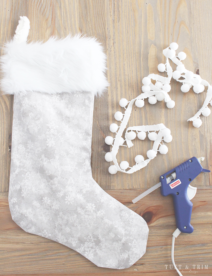 how to make your own christmas stocking