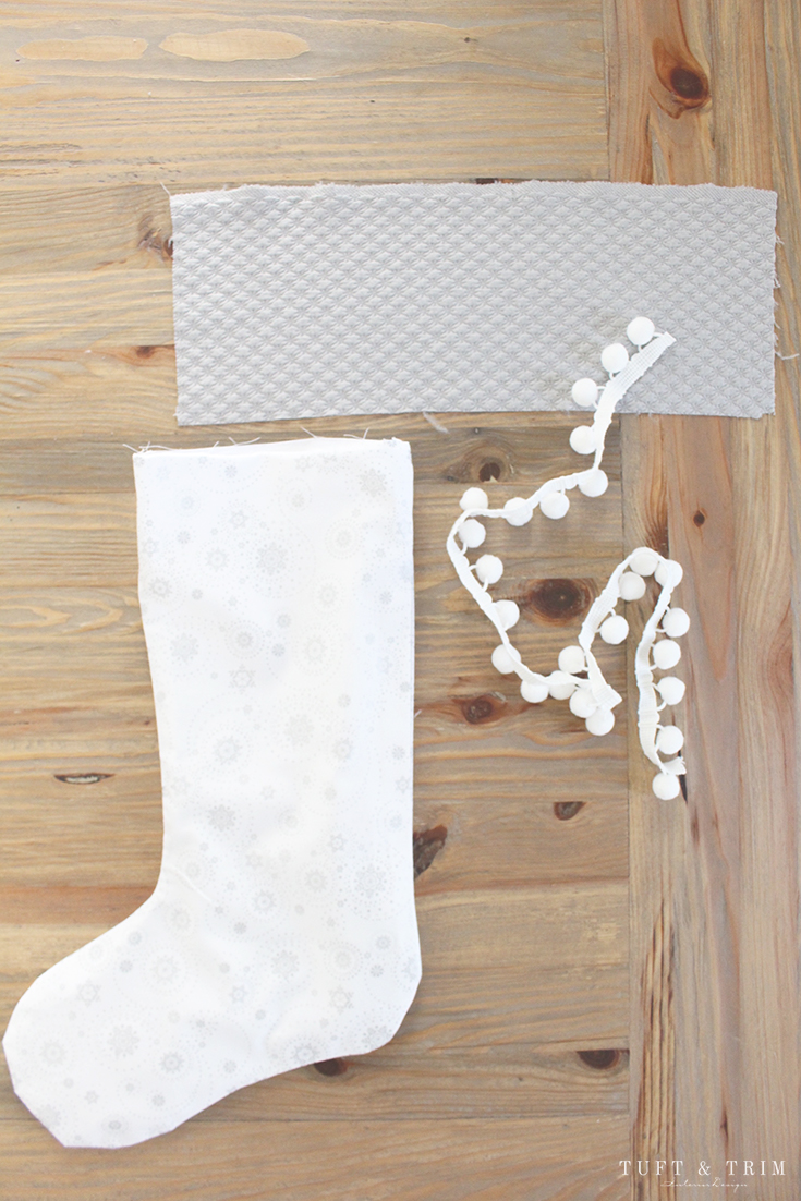 how to make your own christmas stocking