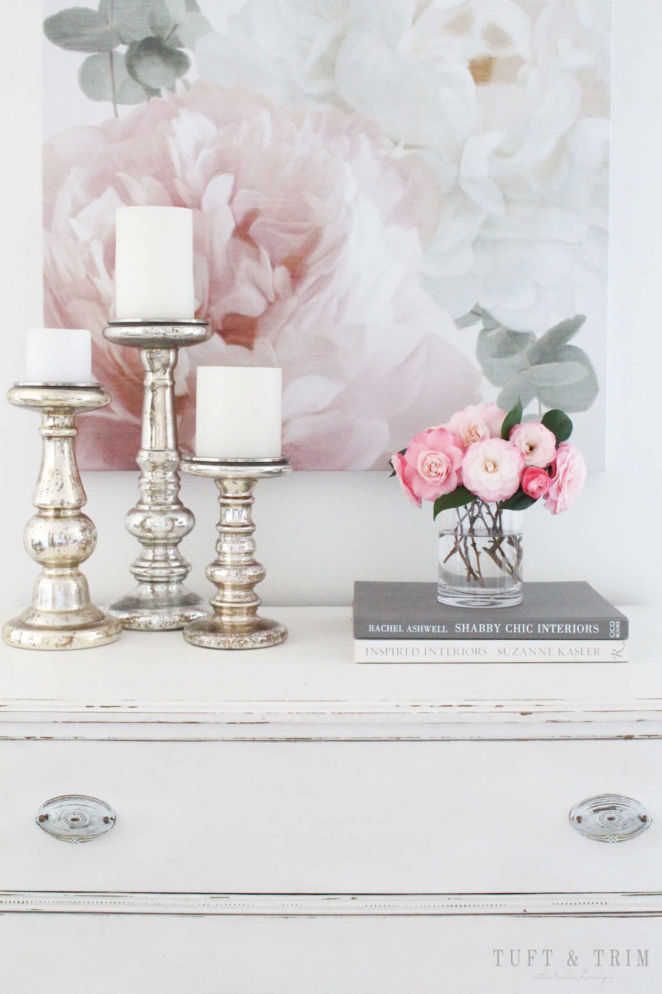 Elegantly Blush Room Design: The Reveal by Tuft & Trim Interior Design