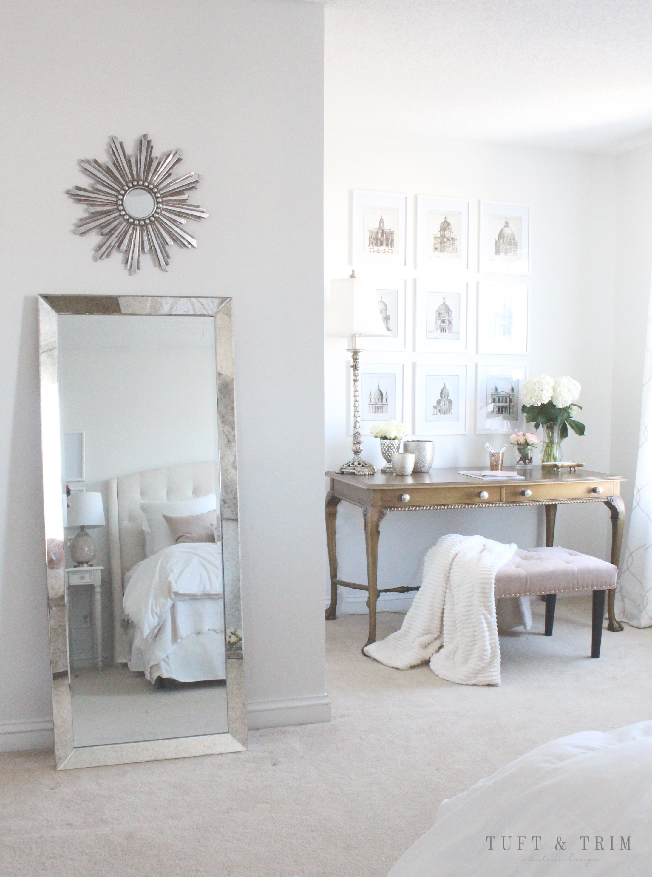 Elegantly Blush Room Design: The Reveal by Tuft & Trim Interior Design