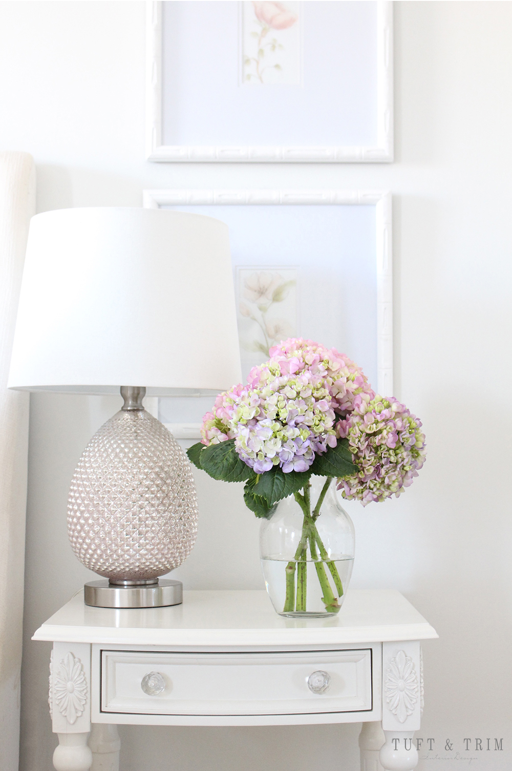 Easy Decorating Tips for Updating Your Bedroom on a Budget. Shop the look at tuftandtrim.com!