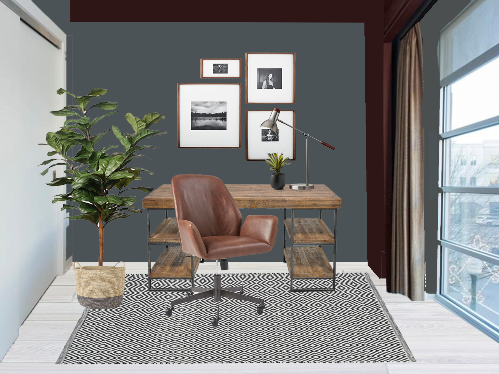 Studio Office Design: Modern Industrial