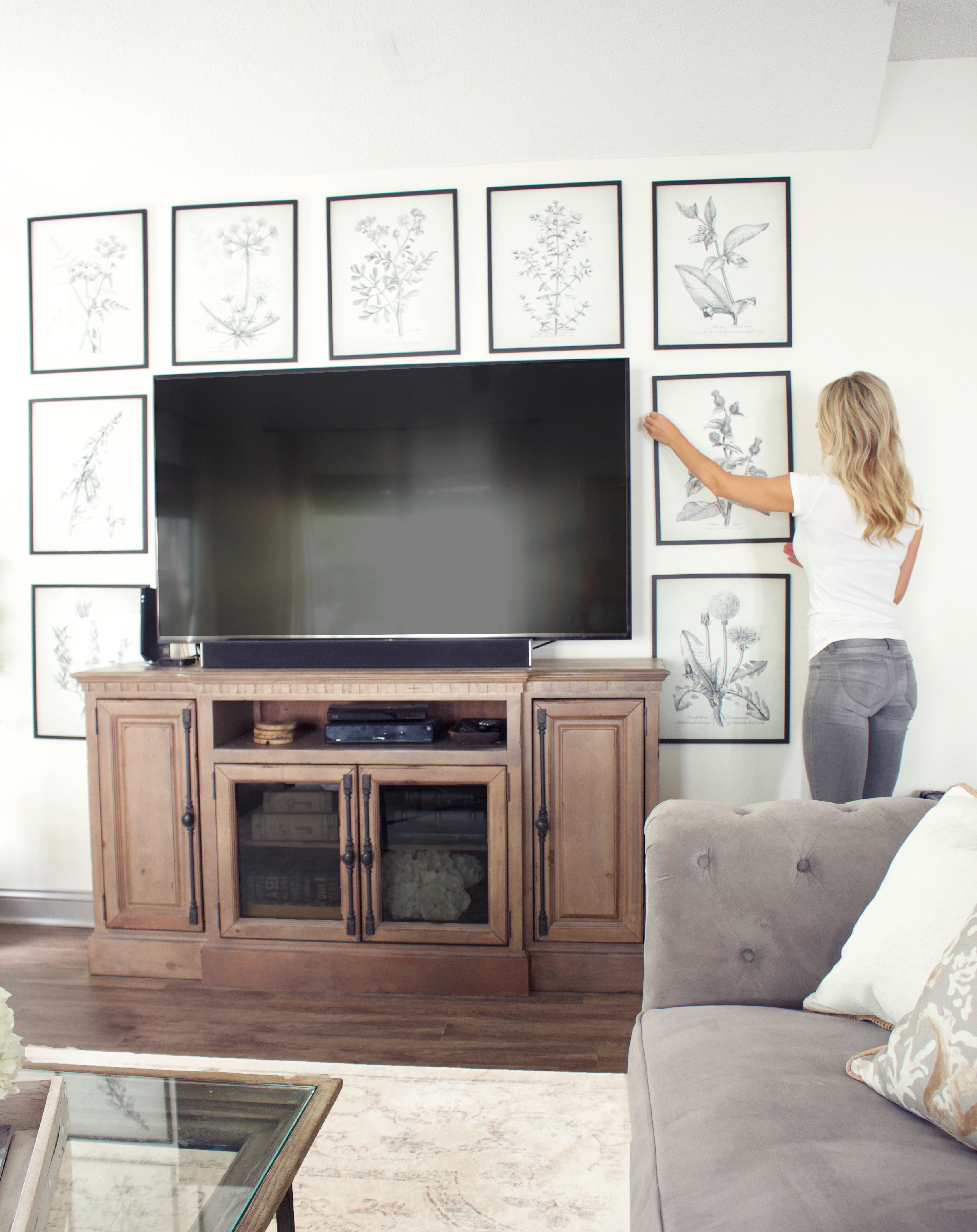 8 Creative Ways to Decorate Around Your TV - Tuft & Trim