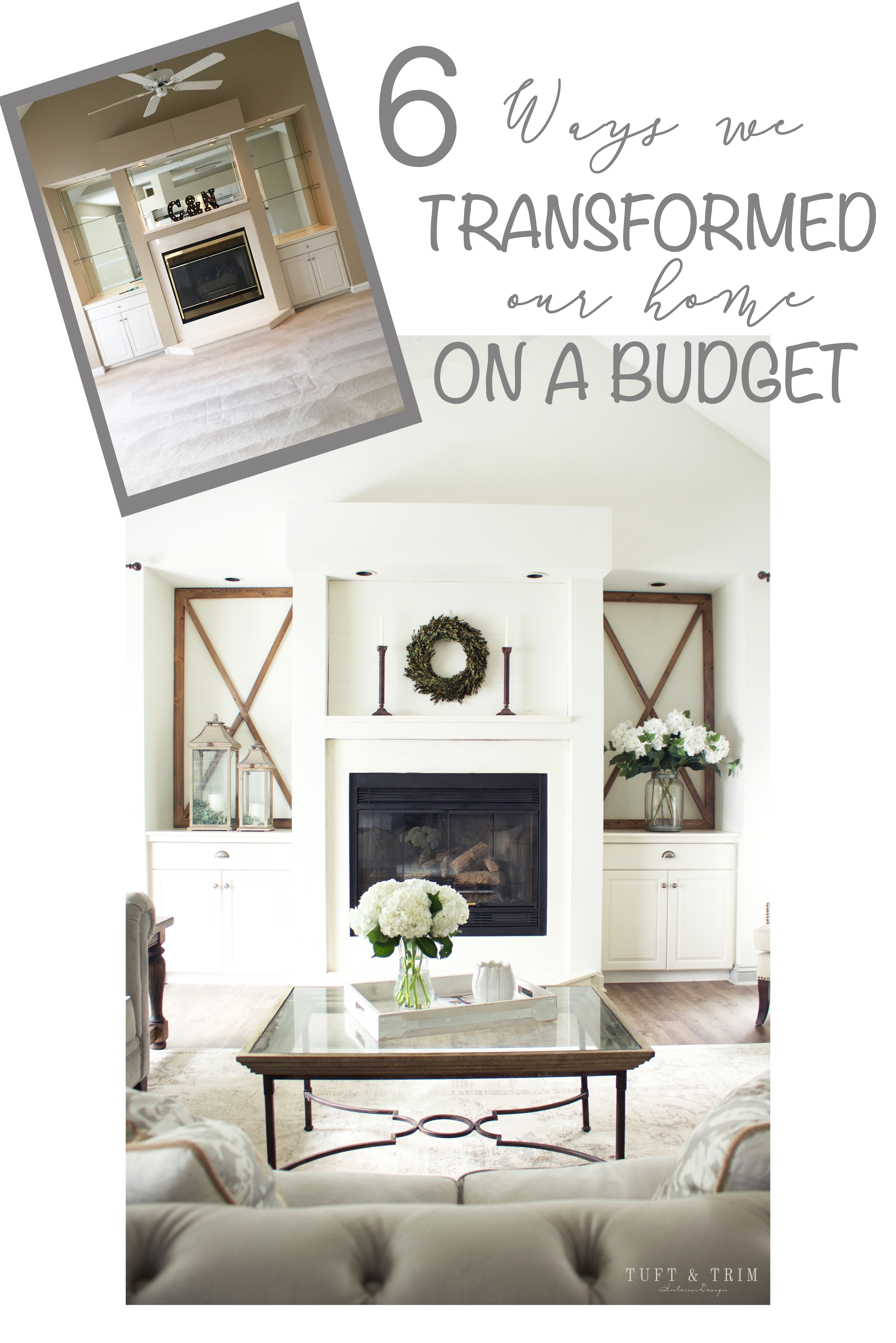 6 Ways we transformed our home on a budget
