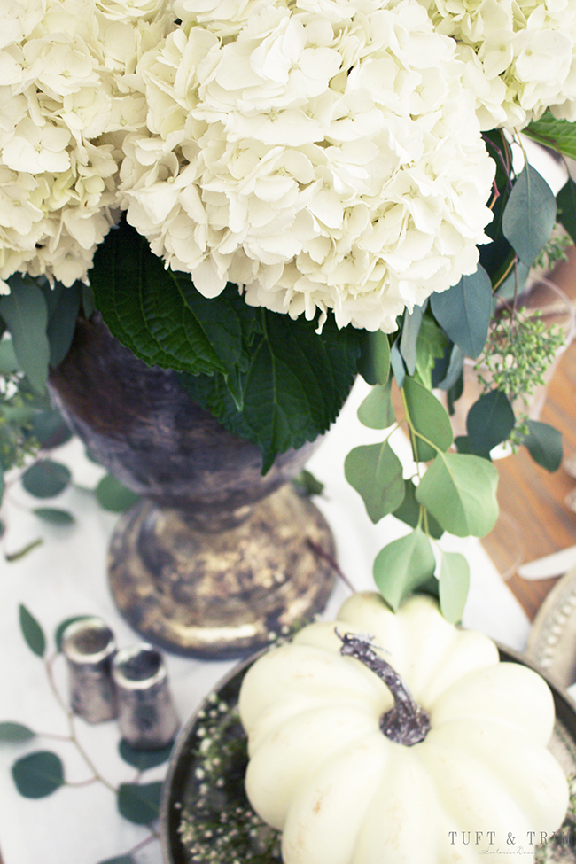 Neutral fall decor. Neutral Fall Tablescape. Elegant floral centerpiece. Rustic French Decor.