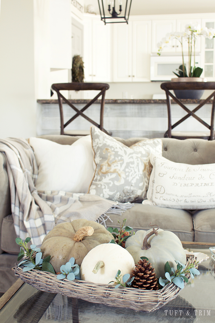 Our Neutral Fall Farmhouse. Soft & Neutral Fall Decor. 