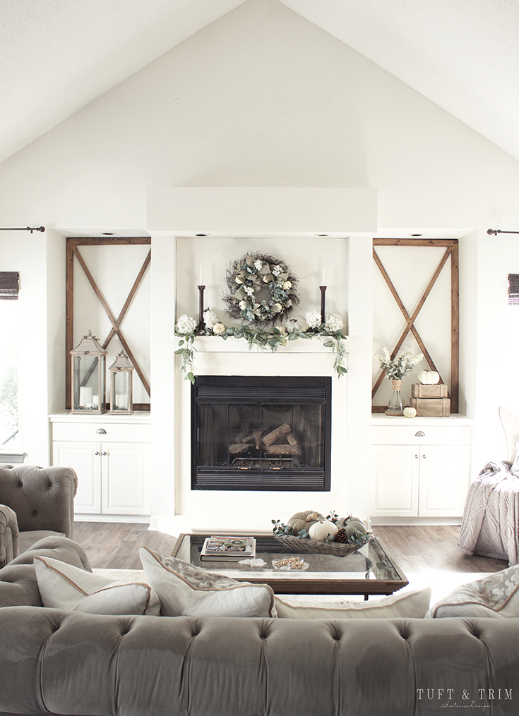 Our Neutral Fall Farmhouse. Soft & Neutral Fall Decor. 