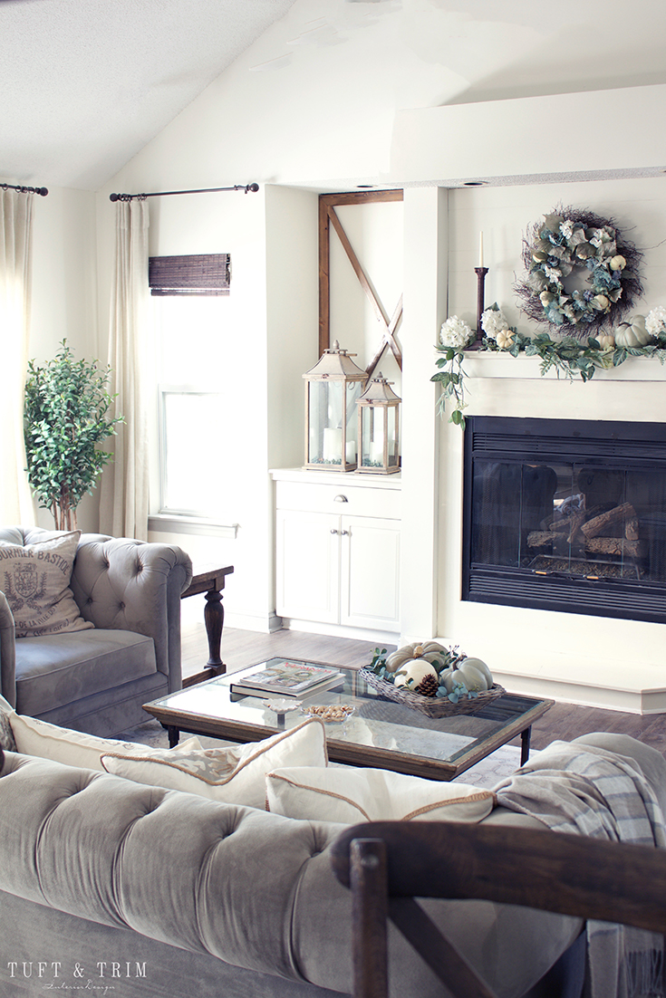 Our Neutral Fall Farmhouse. Soft & Neutral Fall Decor. 