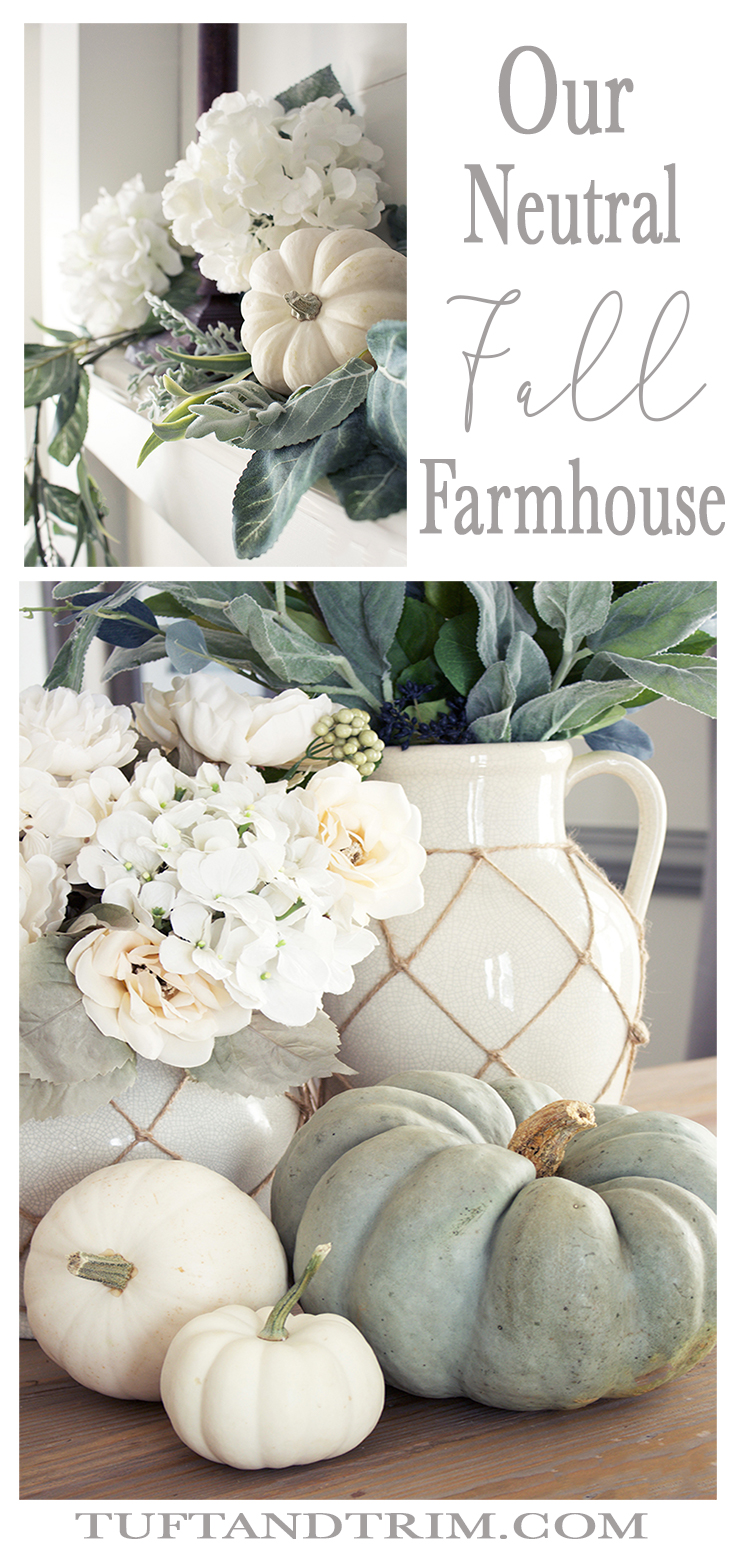 Our Neutral Fall Farmhouse. Soft & Neutral Fall Decor. 