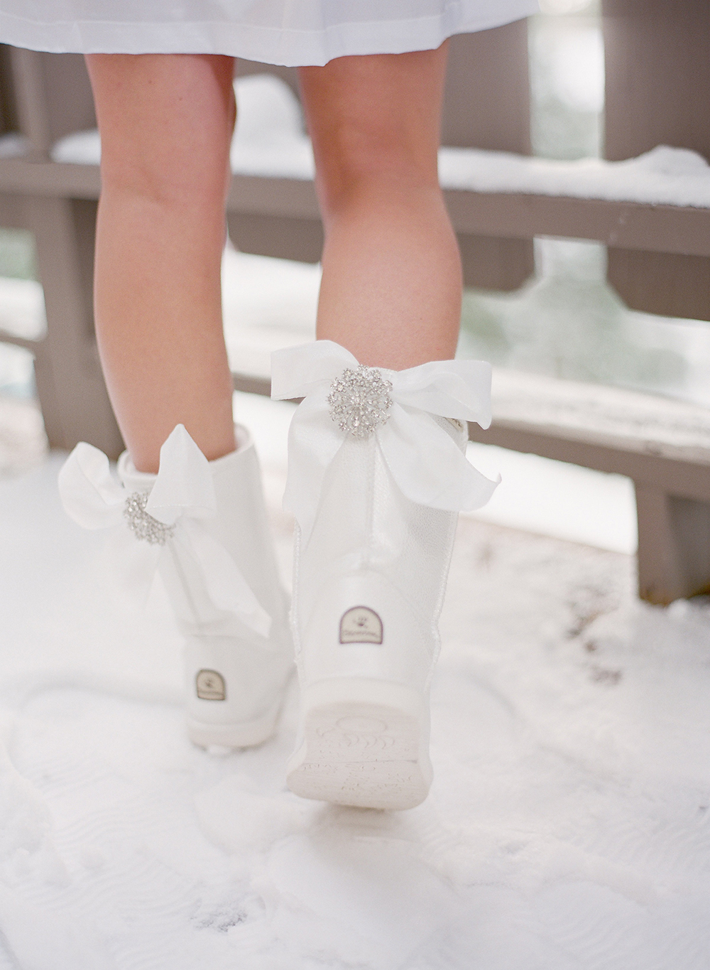 Our Winter Wonderland Wedding in Lake Tahoe. DIY Wedding Uggs