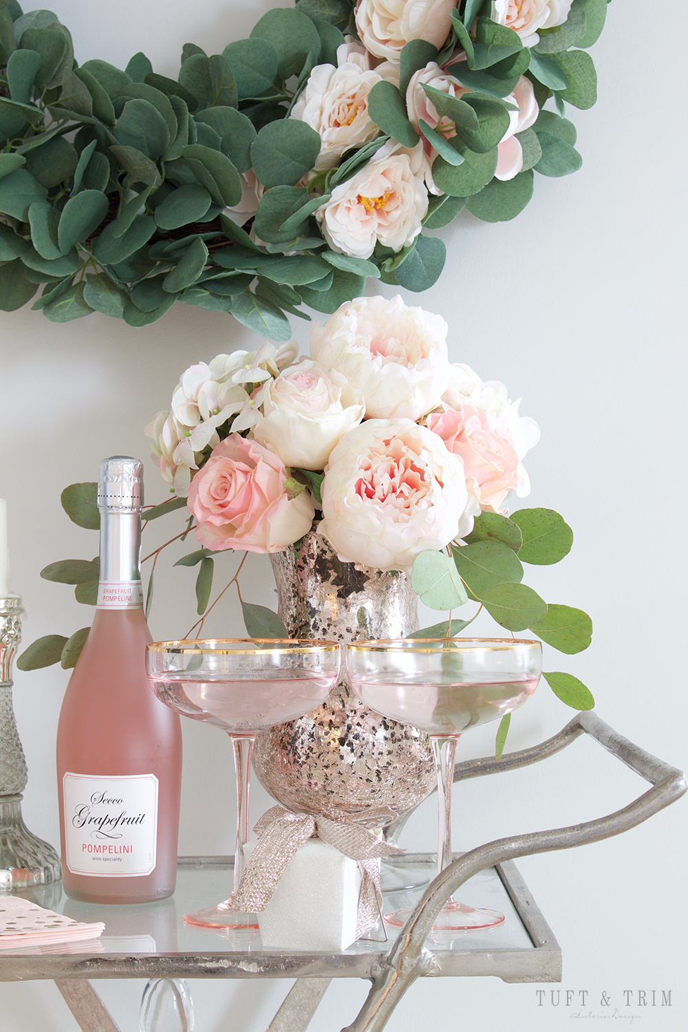 Pretty in Pink :Valentines Day Barcart Blog Hop with Tuft & Trim