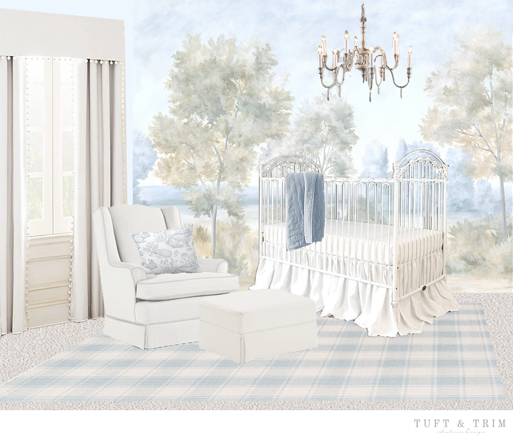 Baby Boy Nursery: Inspired by Nature. Shop the look at tuftandtrim.com!