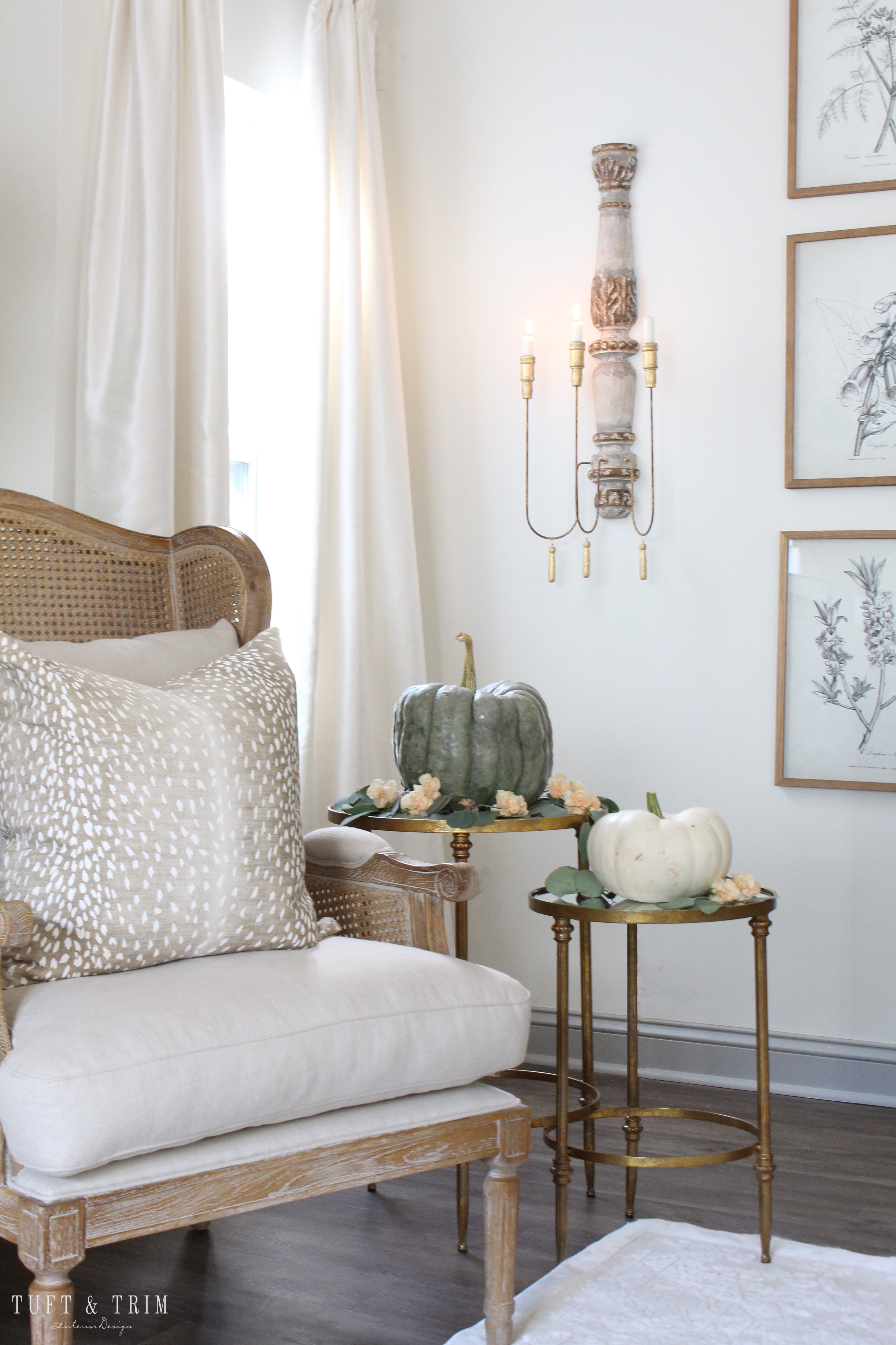 Simple and Elegant Fall Home Tour with Tuft and Trim Interior Design