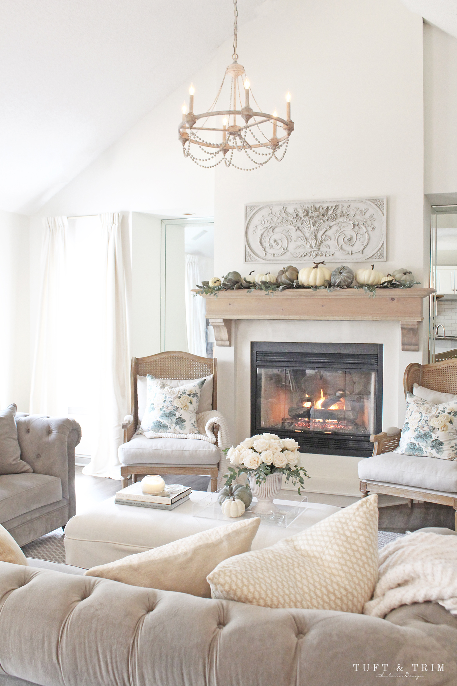 Styling Neutral Fall Decor in Your Home - Micheala Diane Designs