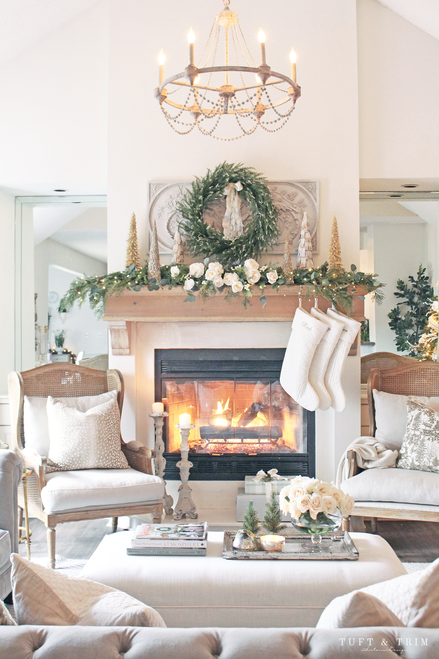 Classic Christmas Home Tour 2020 with Tuft & Trim Interior Design