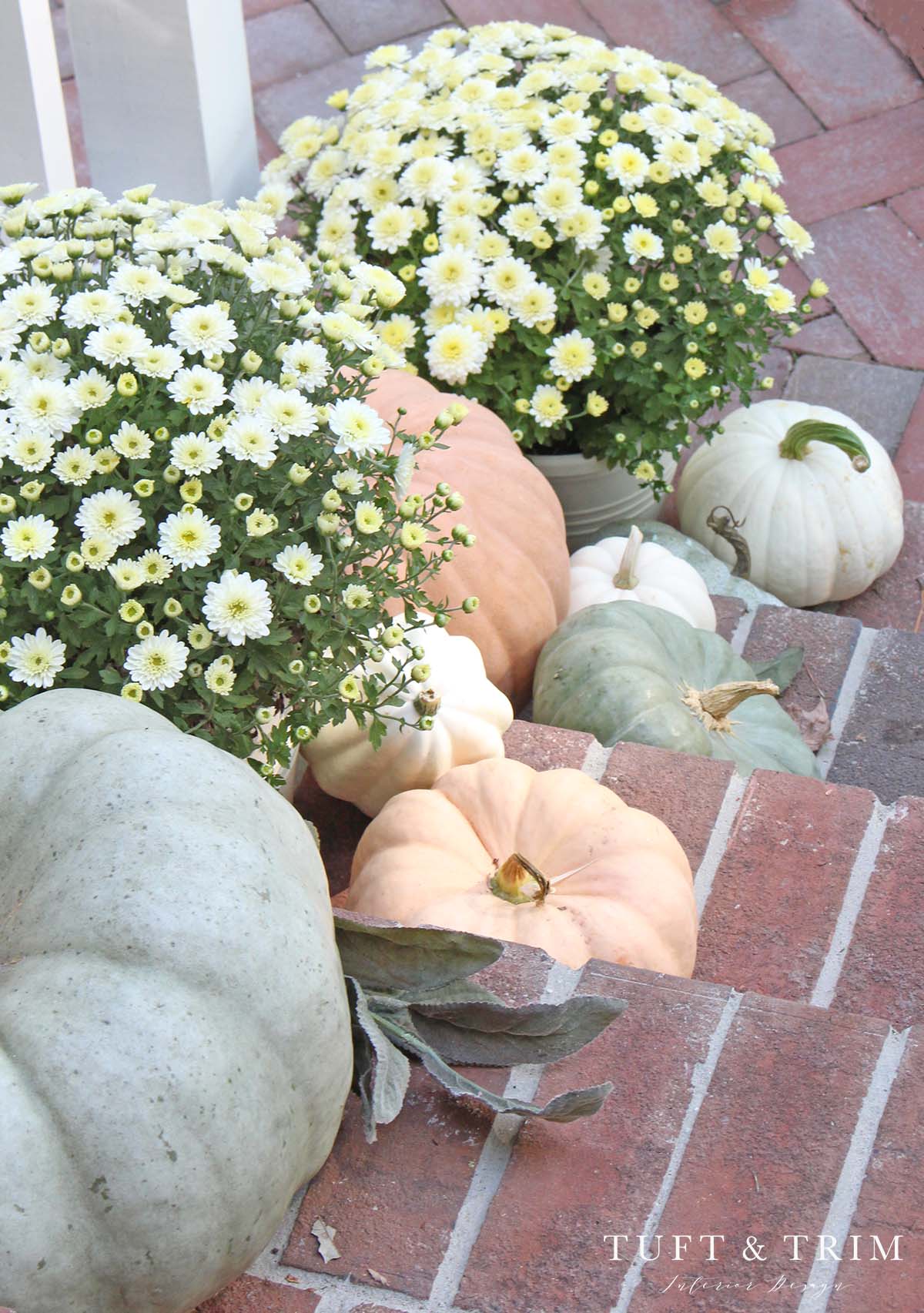 Fall Front Porch Inspiration with Tuft & Trim Interior Design