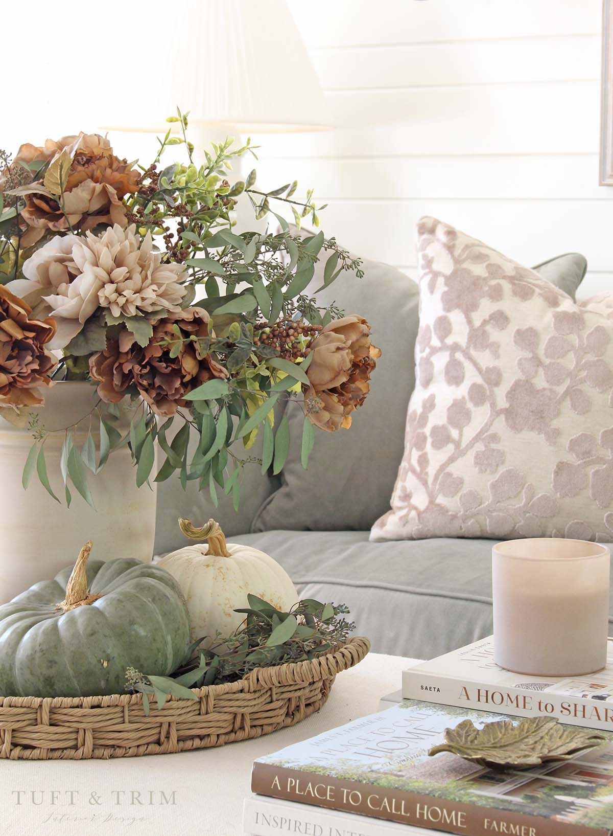 Elegant & Cozy Fall Home Tour with Tuft & Trim Interior Design