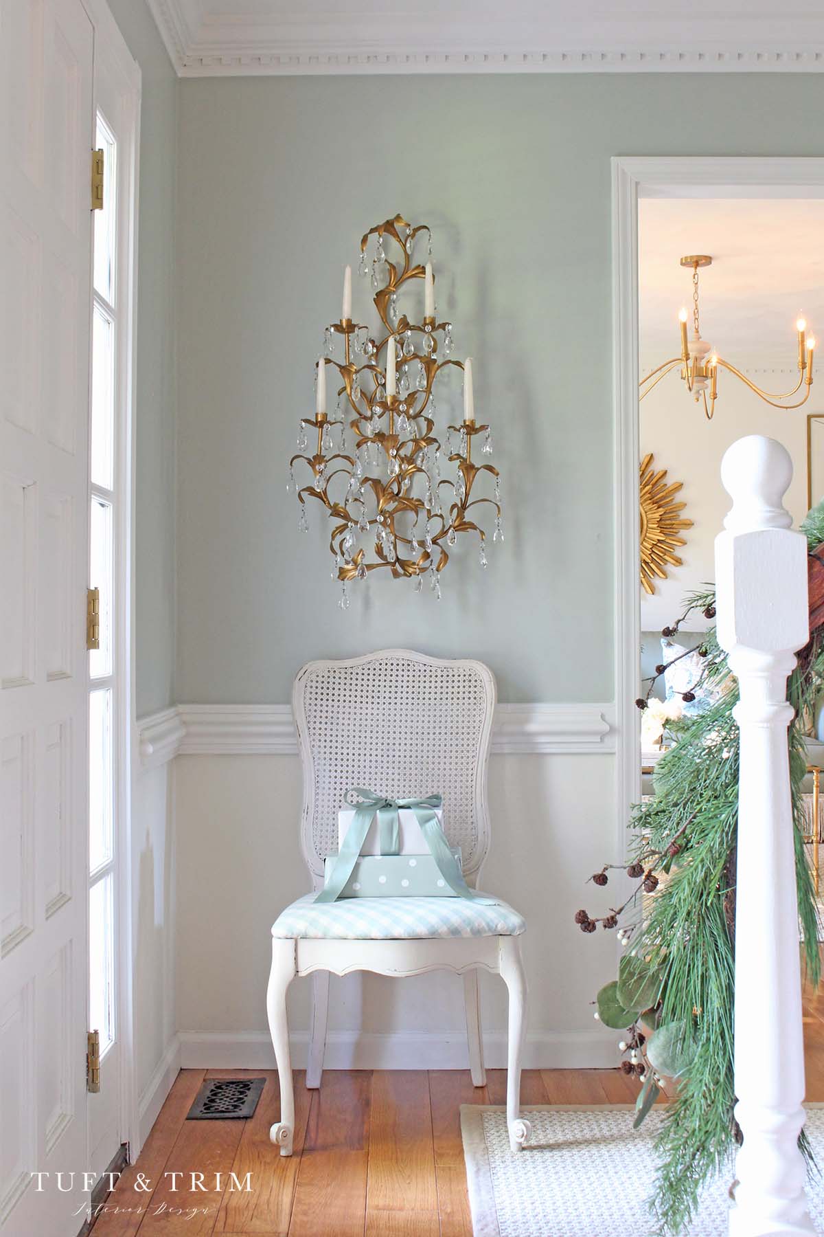 A Grandmillennial Christmas with Tuft & Trim Interior Design