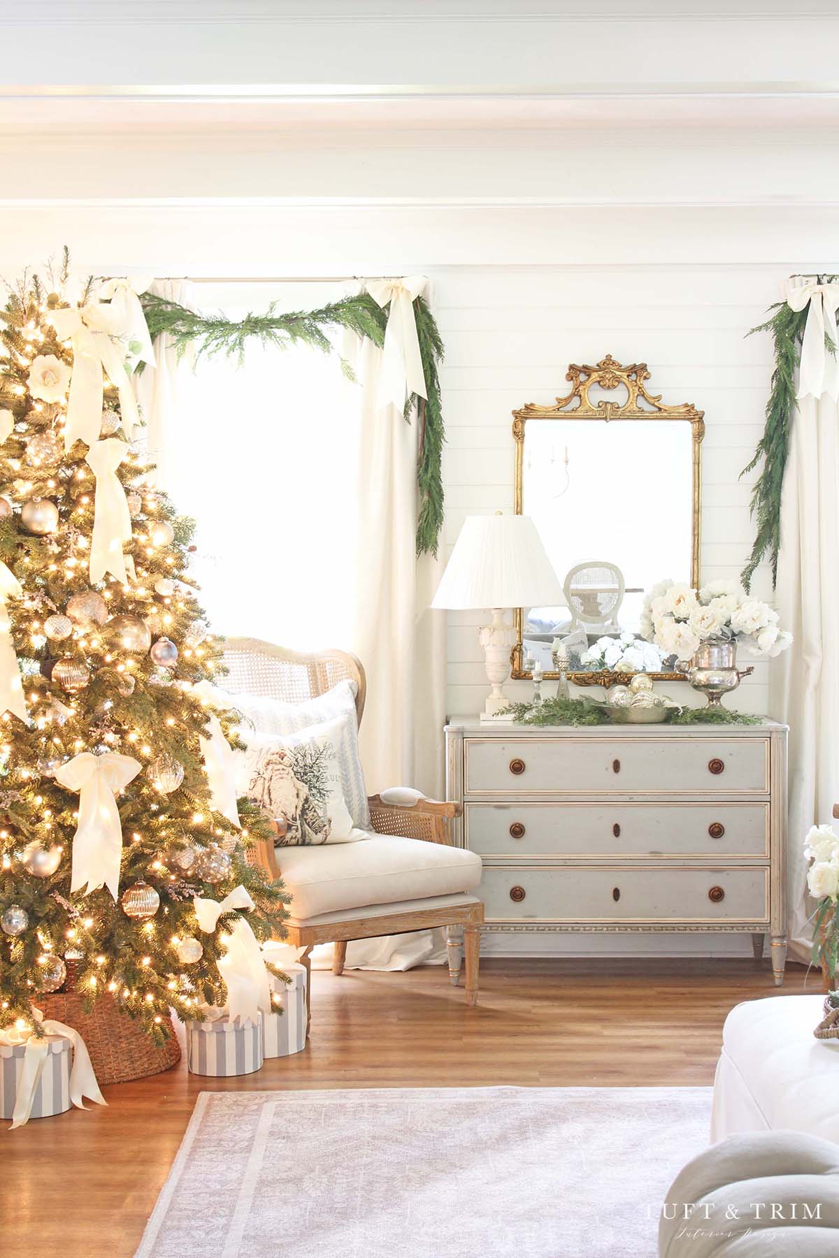 Elegant Christmas Home Tour 2022 with Tuft & Trim Interior Design