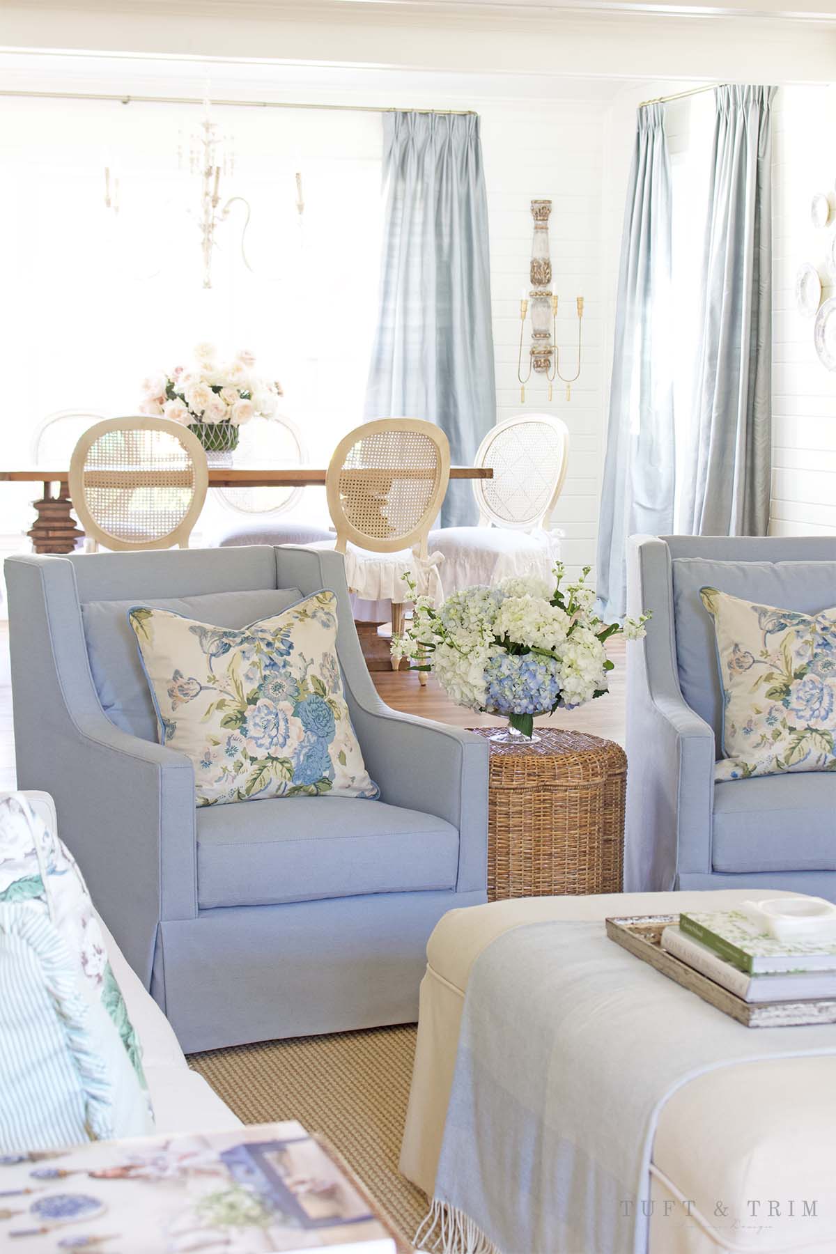 Creating an Elegant & Cozy Living Room with Tuft & Trim Interiors
