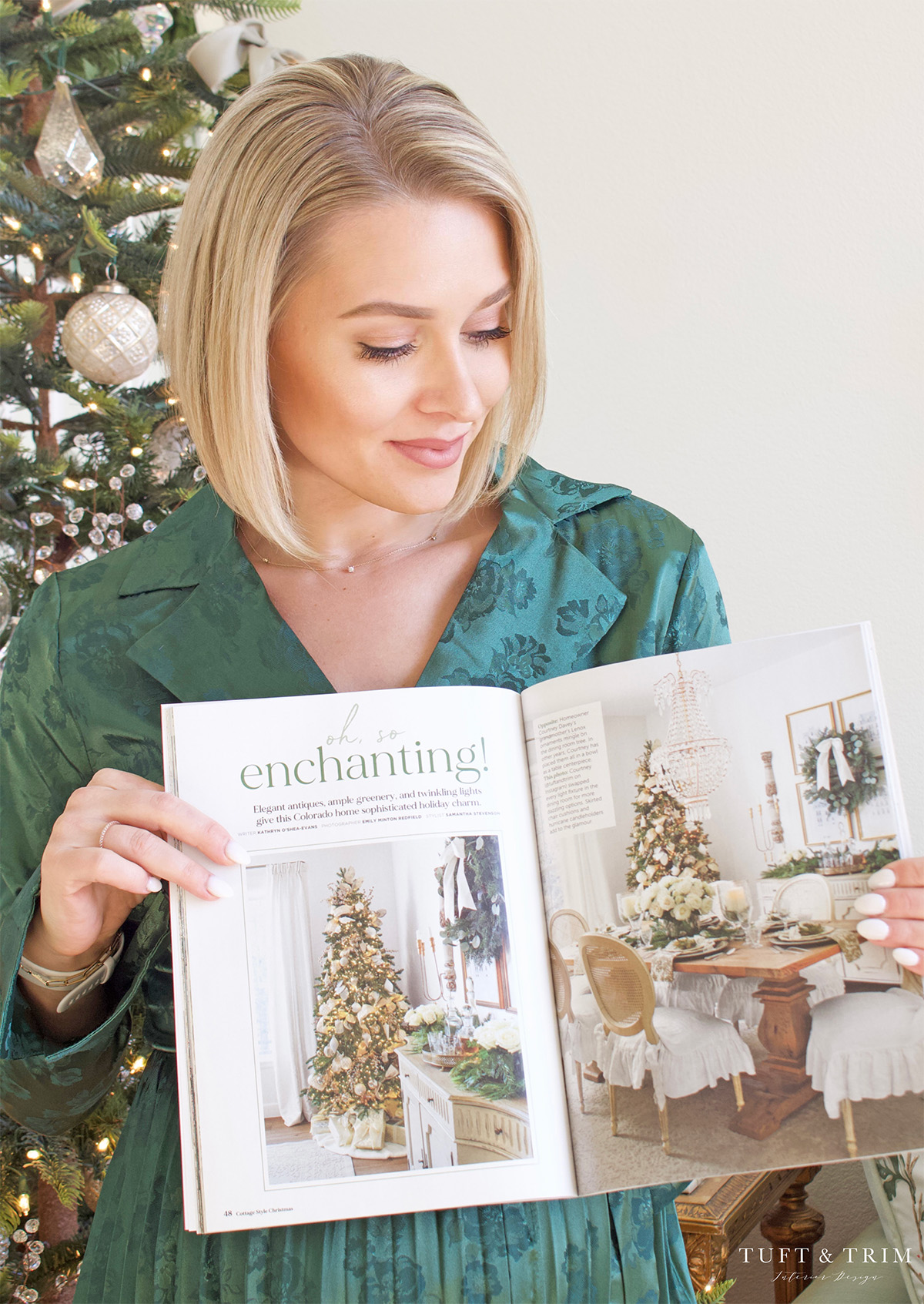 Tuft & Trim Feature on BHG Cottage Christmas 2024