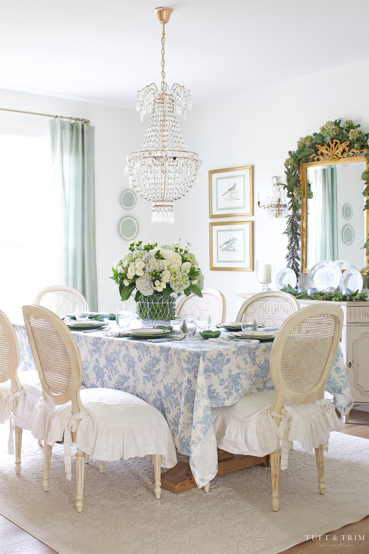 Setting the Table for the Holidays with Wayfair- Tuft & Trim Interiors