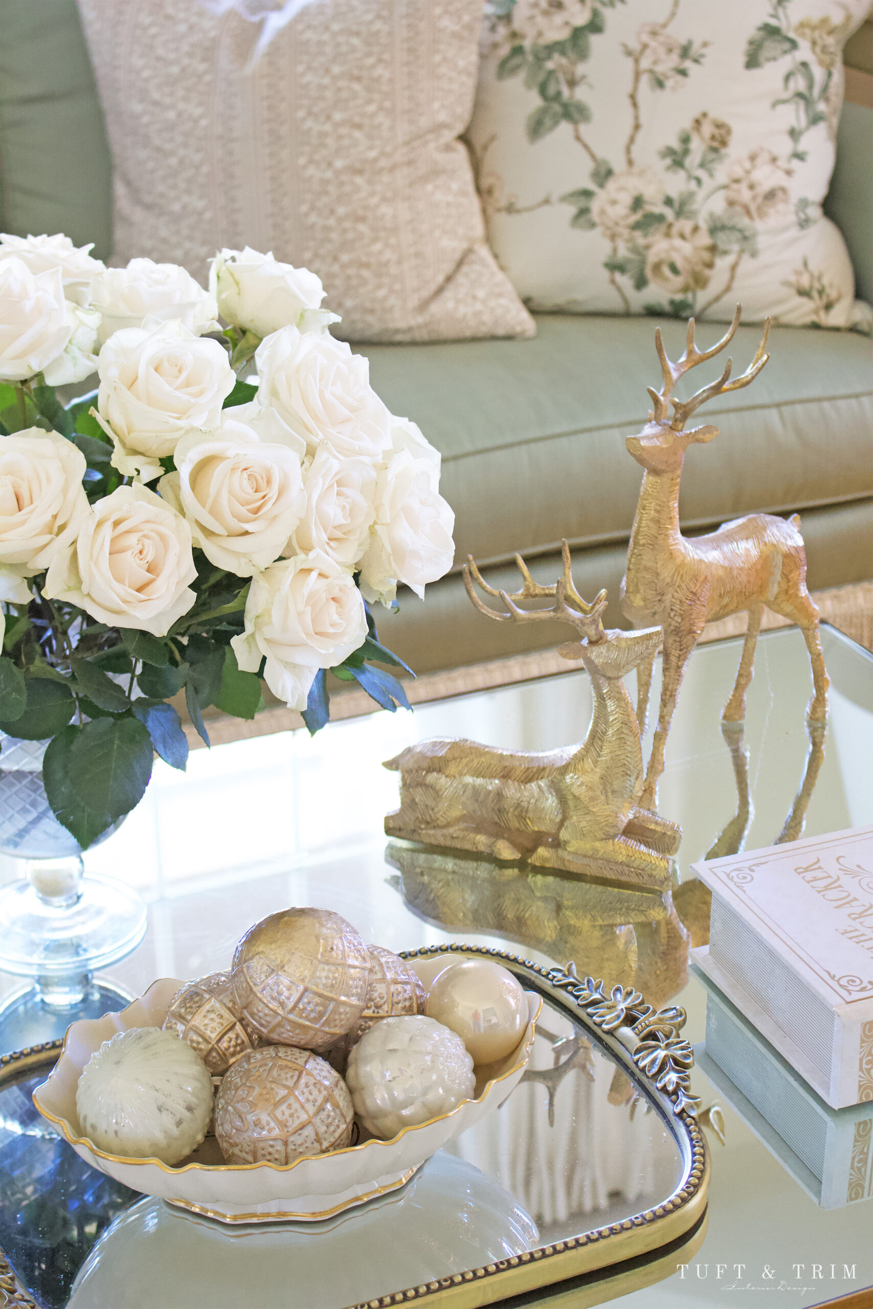 Timeless Holiday Elegance with Tuft & Trim Interior Design