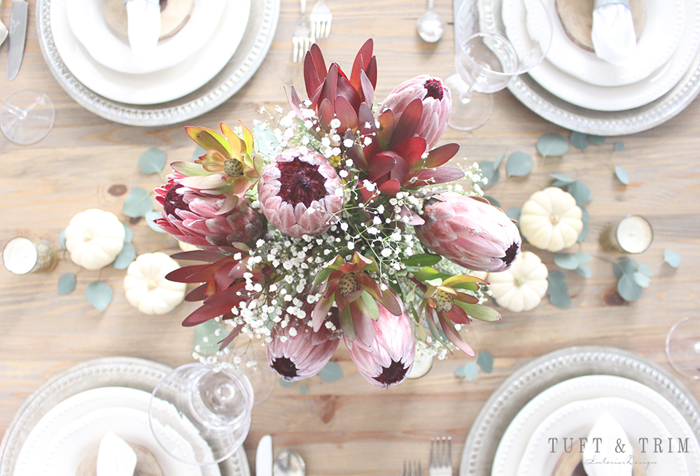 Elegant and Rustic Thanksgiving Table