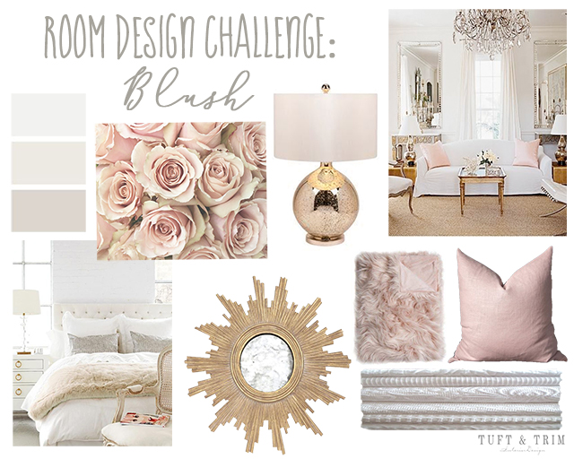 Room Design Concept: Blush Elegance