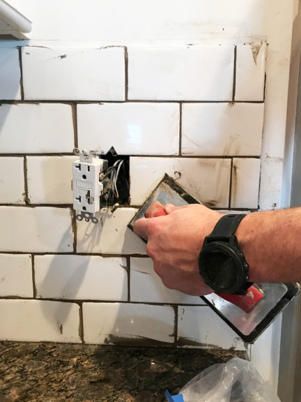 DIY Subway Tile Backsplash - Tuft & Trim