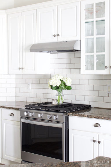 Goodbye Microwave, Hello Range Hood! - Tuft & Trim