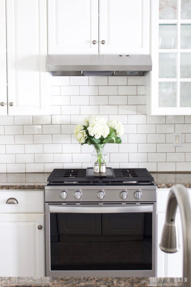 Goodbye Microwave, Hello Range Hood! - Tuft & Trim