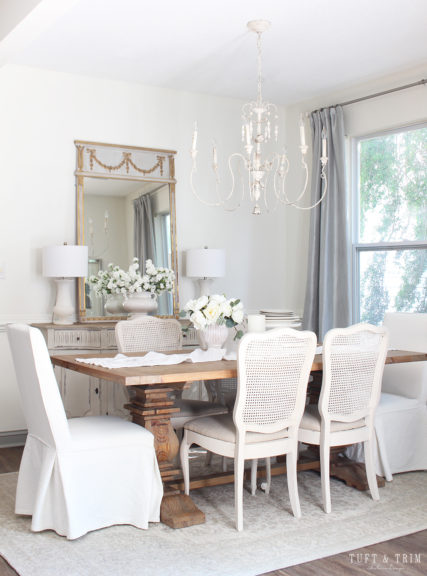 Summer Dining Room Refresh - Tuft & Trim