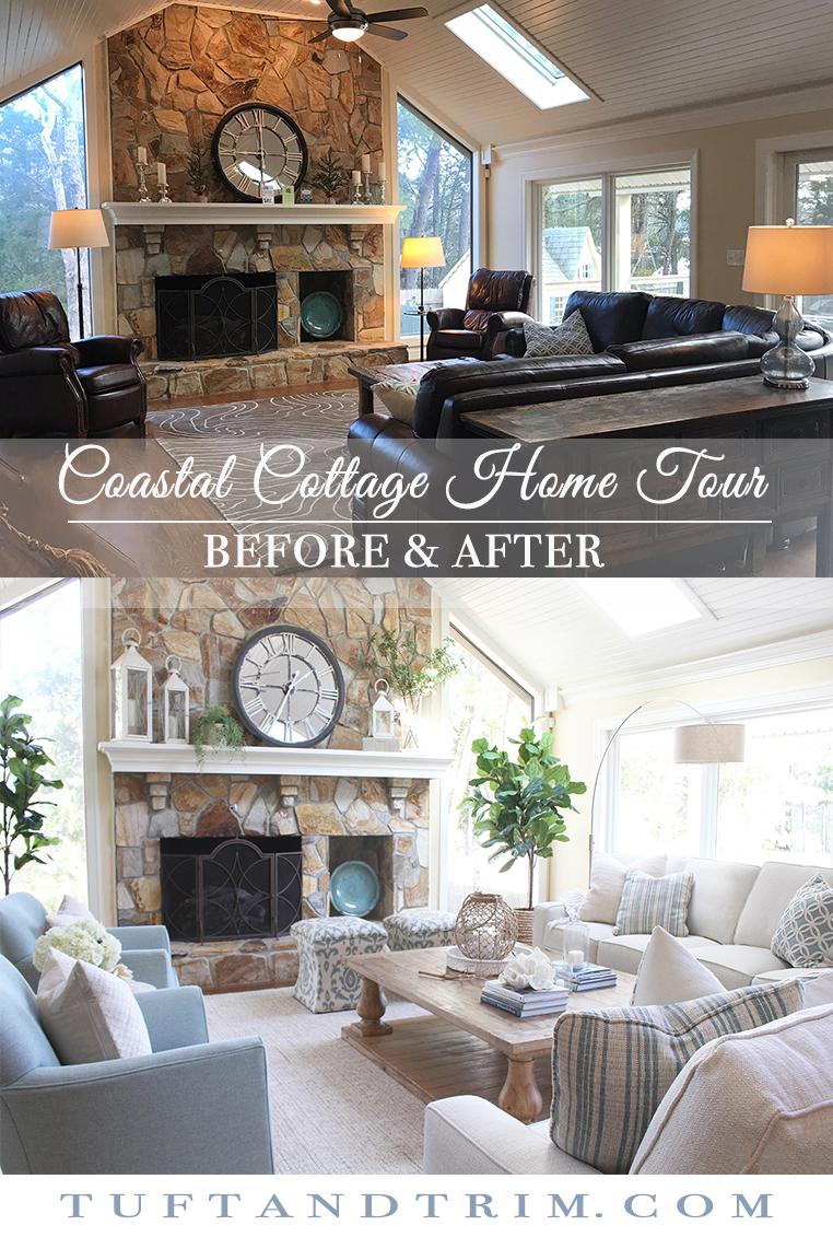 Coastal Cottage Home Design: Before & After