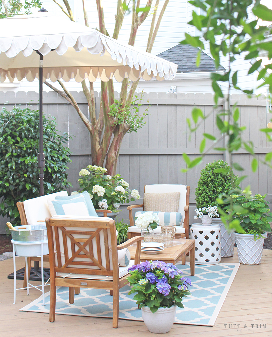 Outdoor Patio Space with Safavieh