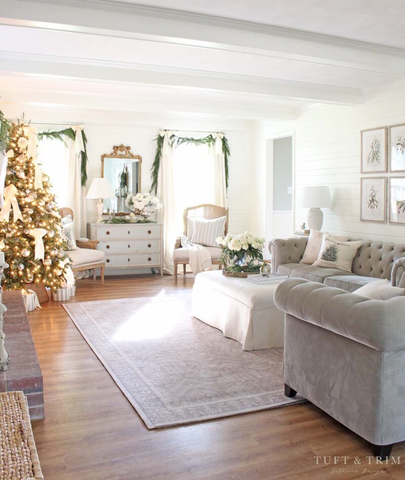 Elegant Christmas Home Tour 2022 - Tuft & Trim