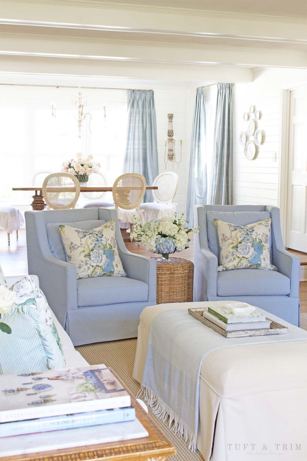 Creating an Elegant & Cozy Living Room - Tuft & Trim