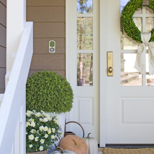 New Home: Fall Front Porch Makeover